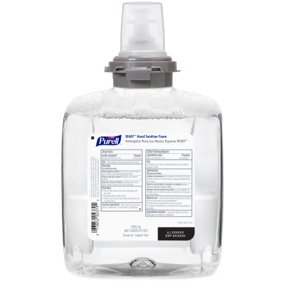 Purell Alcohol Free 5384-02 Tfx Instant Hand Sanitizing Foam, 1200 ML Refill, 2 Pcs